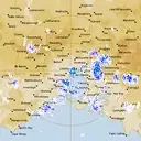 Live Melbourne Weather Radar - 128km - Rain Rate