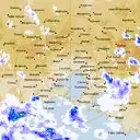 Live Melbourne Weather Radar - 128km - Rain Rate