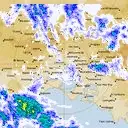 Live Melbourne Weather Radar - 128km - Rain Rate