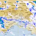 Live Melbourne Weather Radar - 128km - Rain Rate