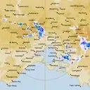 Live Melbourne Weather Radar - 128km - Rain Rate