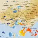 Live Melbourne Weather Radar - 128km - Doppler Wind