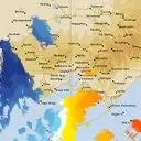 Live Melbourne Weather Radar - 128km - Doppler Wind