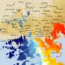 Live Melbourne Weather Radar - 128km - Doppler Wind