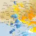 Live Melbourne Weather Radar - 128km - Doppler Wind