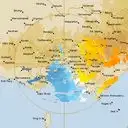 Live Melbourne Weather Radar - 128km - Doppler Wind