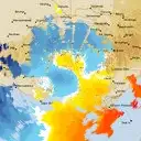 Live Melbourne Weather Radar - 128km - Doppler Wind
