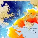 Live Melbourne Weather Radar - 128km - Doppler Wind