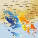 Live Melbourne Weather Radar - 128km - Doppler Wind