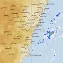 Live Wollongong Weather Radar - 128km - Rain Rate