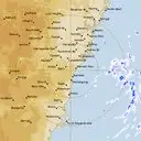 Live Wollongong Weather Radar - 128km - Rain Rate