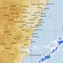 Live Wollongong Weather Radar - 128km - Rain Rate