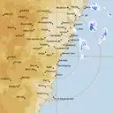Live Wollongong Weather Radar - 128km - Rain Rate