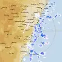 Live Wollongong Weather Radar - 128km - Rain Rate