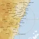 Live Wollongong Weather Radar - 128km - Rain Rate