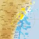 Live Wollongong Weather Radar - 128km - Doppler Wind
