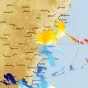 Live Wollongong Weather Radar - 128km - Doppler Wind