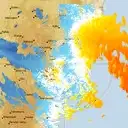 Live Wollongong Weather Radar - 128km - Doppler Wind