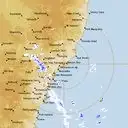 Live Newcastle Weather Radar - 256km - Rain Rate