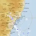 Live Newcastle Weather Radar - 256km - Rain Rate