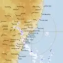 Live Newcastle Weather Radar - 256km - Rain Rate