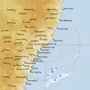 Live Newcastle Weather Radar - 256km - Rain Rate