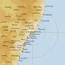 Live Newcastle Weather Radar - 256km - Rain Rate