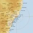 Live Newcastle Weather Radar - 256km - Rain Rate