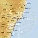 Live Newcastle Weather Radar - 256km - Rain Rate