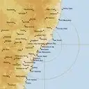 Live Newcastle Weather Radar - 256km - Rain Rate