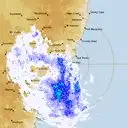 Live Newcastle Weather Radar - 256km - Rain Rate