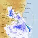 Live Newcastle Weather Radar - 256km - Rain Rate