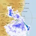 Live Newcastle Weather Radar - 256km - Rain Rate