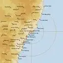 Live Newcastle Weather Radar - 256km - Rain Rate