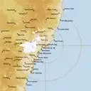 Live Newcastle Weather Radar - 256km - Rain Rate