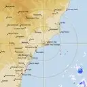 Live Newcastle Weather Radar - 128km - Rain Rate
