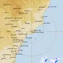 Live Newcastle Weather Radar - 128km - Rain Rate