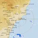 Live Newcastle Weather Radar - 128km - Rain Rate