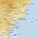 Live Newcastle Weather Radar - 128km - Rain Rate