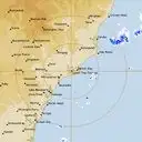 Live Newcastle Weather Radar - 128km - Rain Rate
