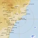 Live Newcastle Weather Radar - 128km - Rain Rate