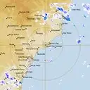 Live Newcastle Weather Radar - 128km - Rain Rate