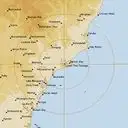 Live Newcastle Weather Radar - 128km - Rain Rate