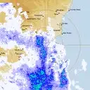 Live Newcastle Weather Radar - 128km - Rain Rate