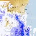 Live Newcastle Weather Radar - 128km - Rain Rate