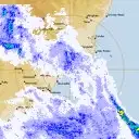 Live Newcastle Weather Radar - 128km - Rain Rate