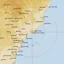 Live Newcastle Weather Radar - 128km - Rain Rate