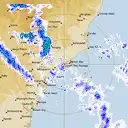 Live Newcastle Weather Radar - 128km - Rain Rate