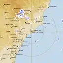 Live Newcastle Weather Radar - 128km - Rain Rate