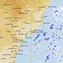 Live Newcastle Weather Radar - 128km - Rain Rate